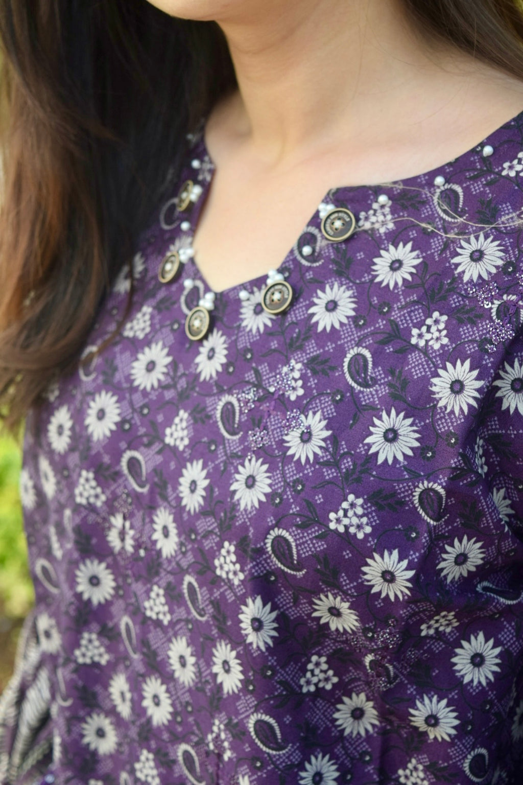 Embroidered Purple – Article No. 01