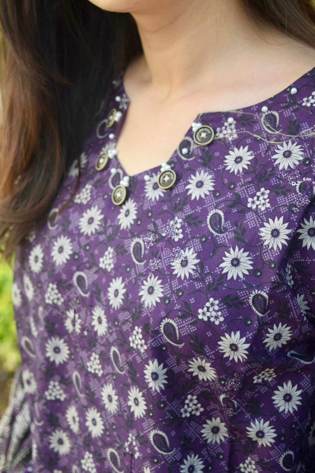 Embroidered Purple – Article No. 01