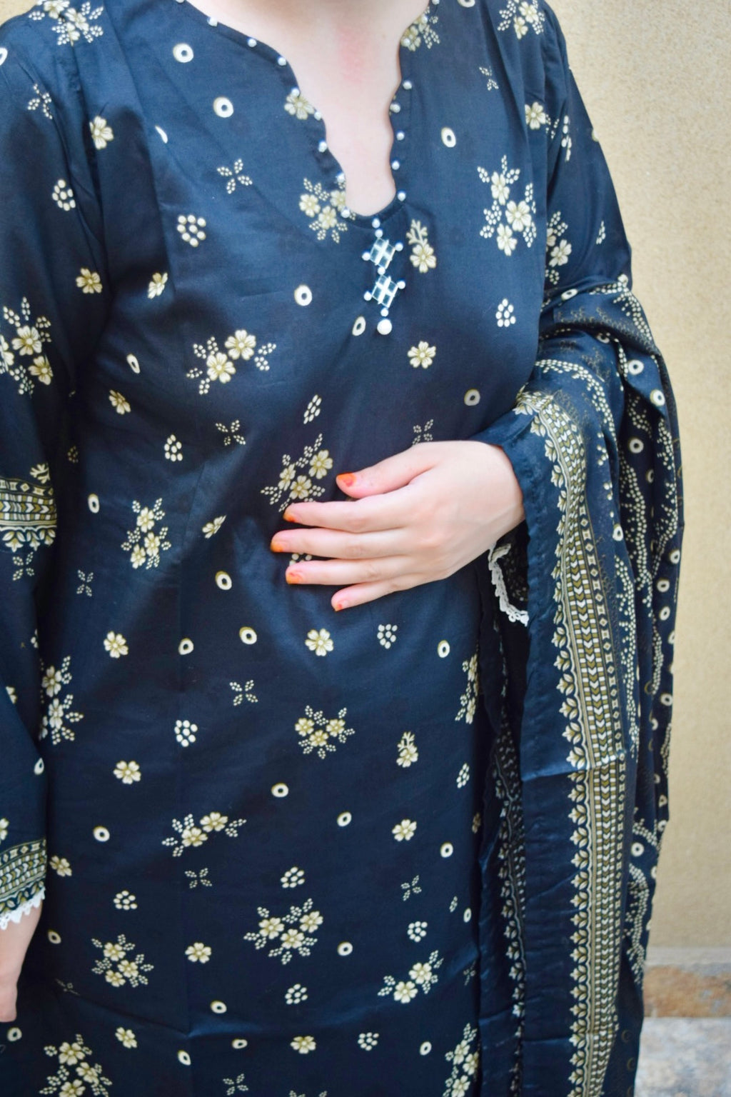 Midnight Gilded Premium Textured Luxury Lawn 3-Piece Stitched LAWN-22