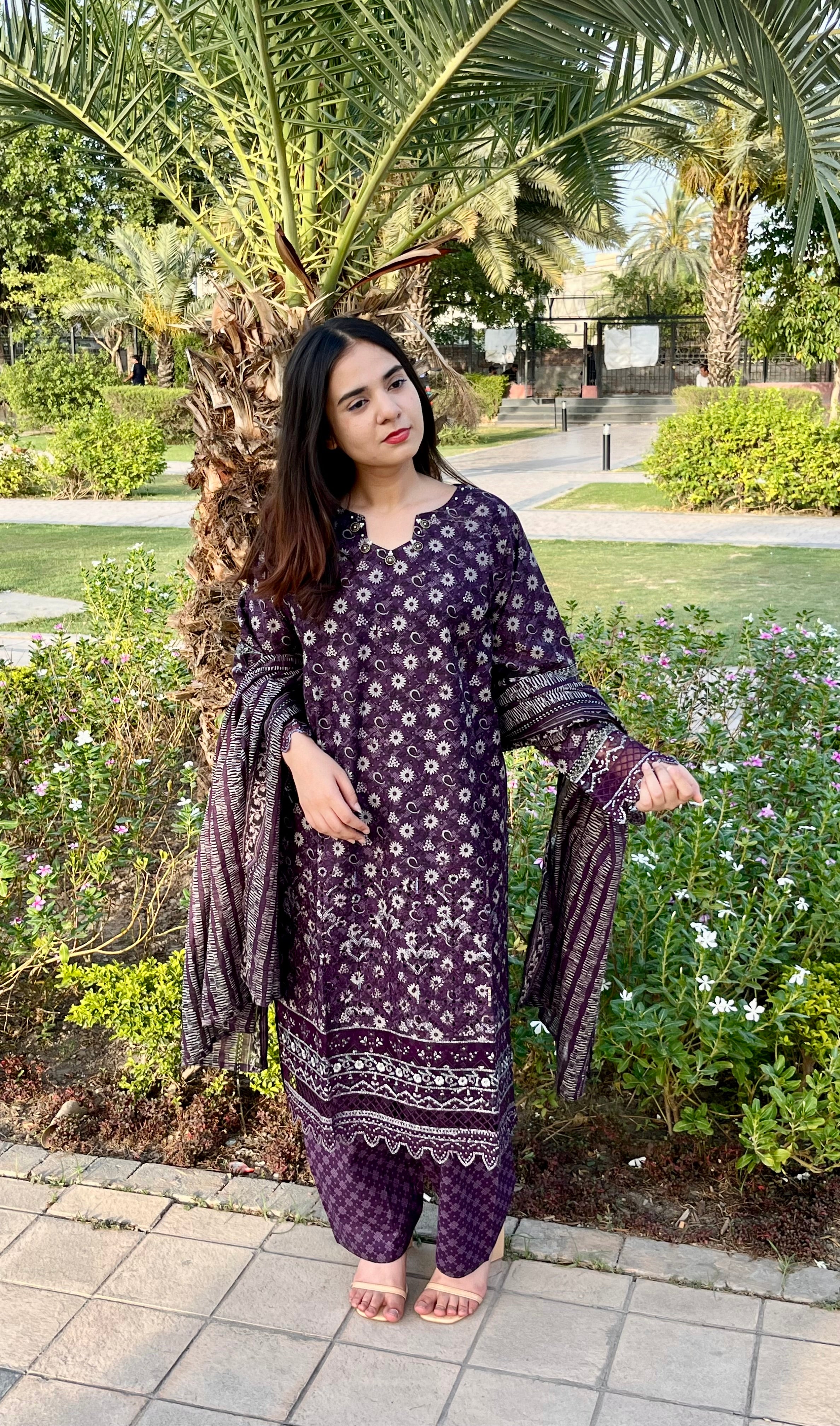 Embroidered Purple – Article No. 01