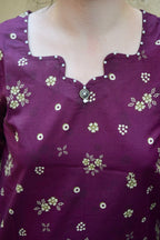 Royal Plum Lawn 3-Piece Stitched LAWN-019