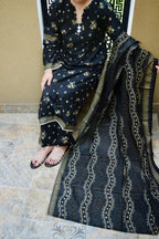 Midnight Gilded Premium Textured Luxury Lawn 3-Piece Stitched LAWN-22