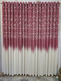 ZAREV Digital Velvet Curtains – Rosewood Floral