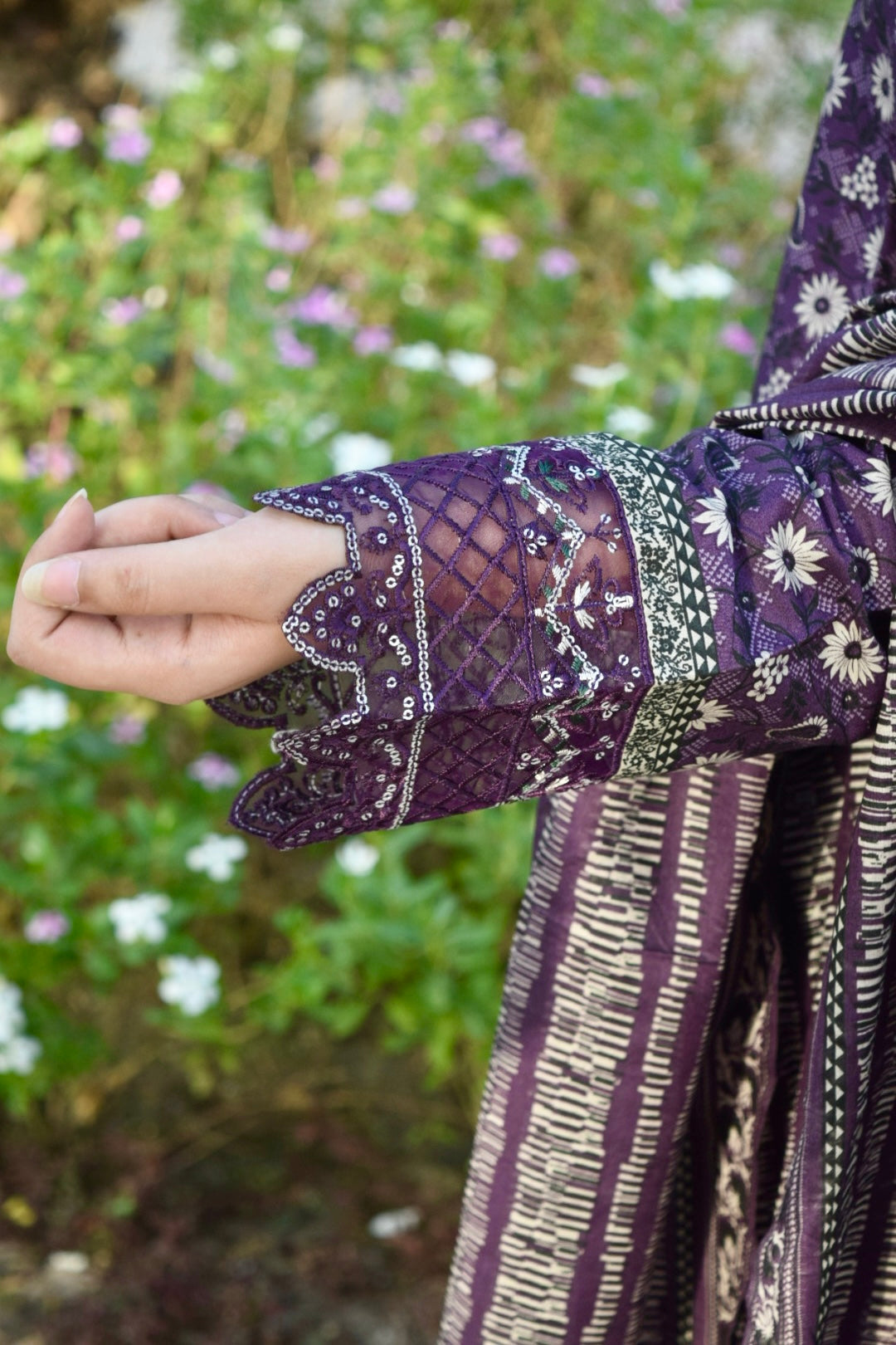 Embroidered Purple – Article No. 01