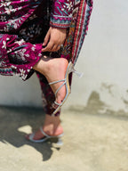 Royal Plum Floral Bloom LAWN-001