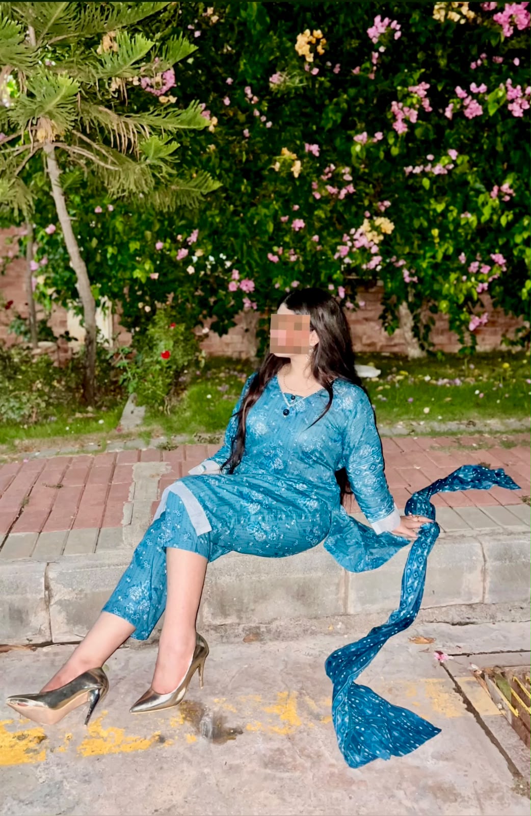 ZAREV Peacock Blue Printed Lawn 3-Piece Stitched Collection