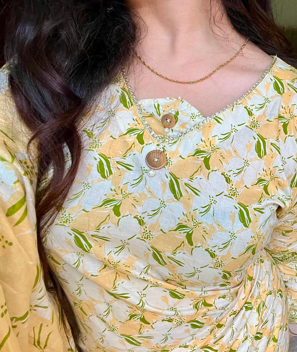ZAREV Sunshine Floral Stitched Lawn Collection with Printed Dupatta