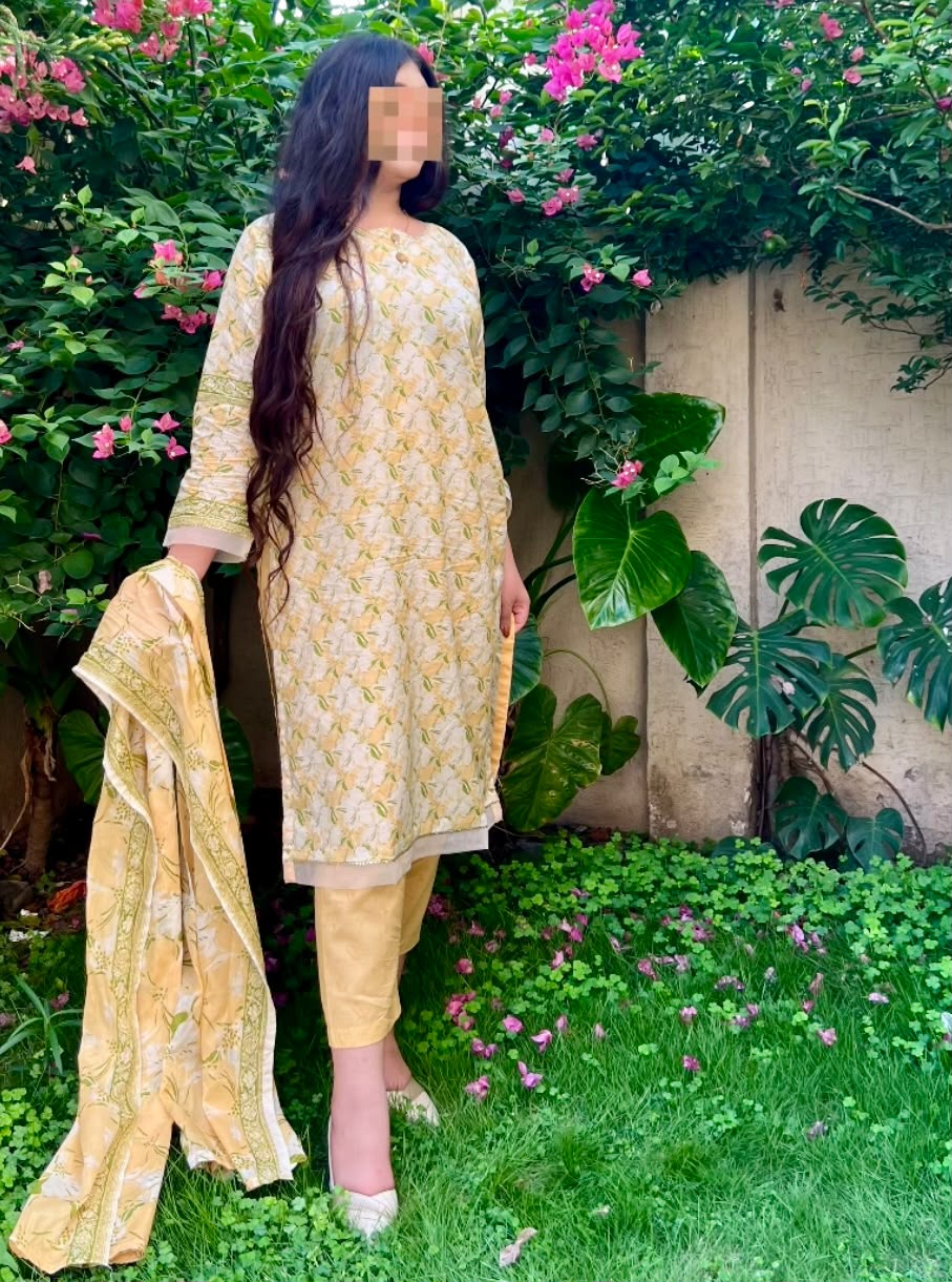 ZAREV Sunshine Floral Stitched Lawn Collection with Printed Dupatta