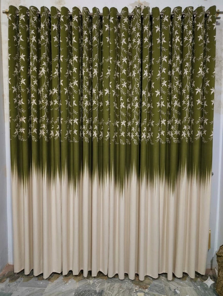 ZAREV Digital Velvet Curtains – Rosewood Floral